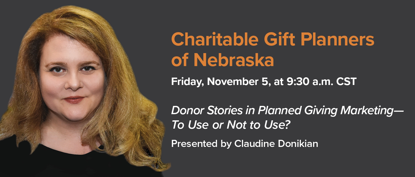 Nebraska Webinar 11/5: Claudine Donikian Presents New Research, 